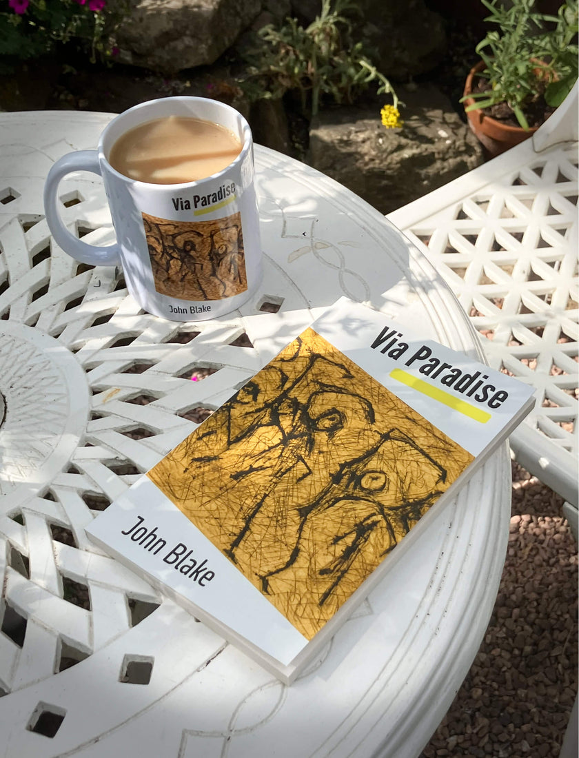 Paperback Edition of John Blake's novella Via Paradise