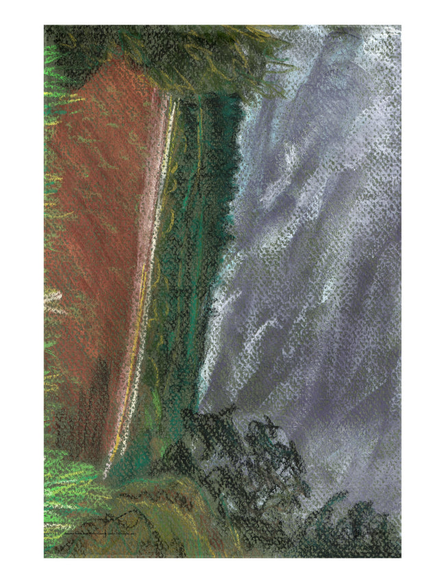 Summer Storm Near Witley Court Tea Towel