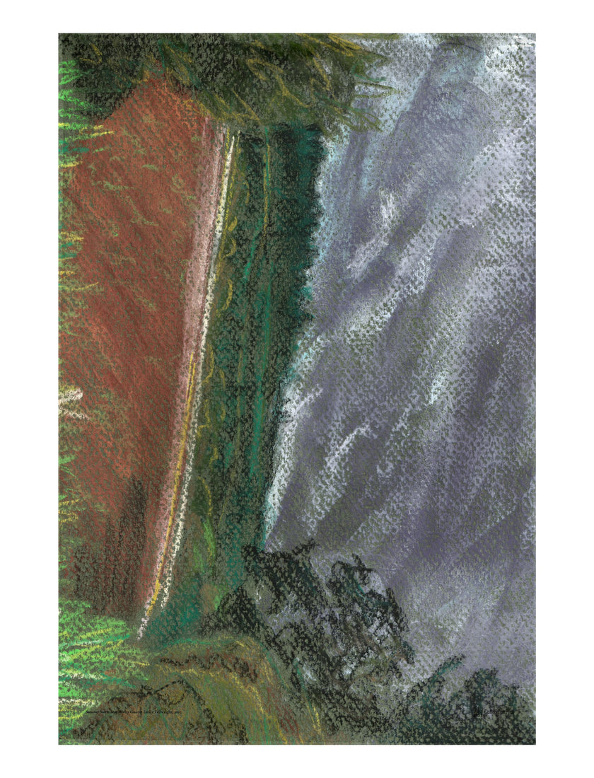 Summer Storm Near Witley Court Tea Towel