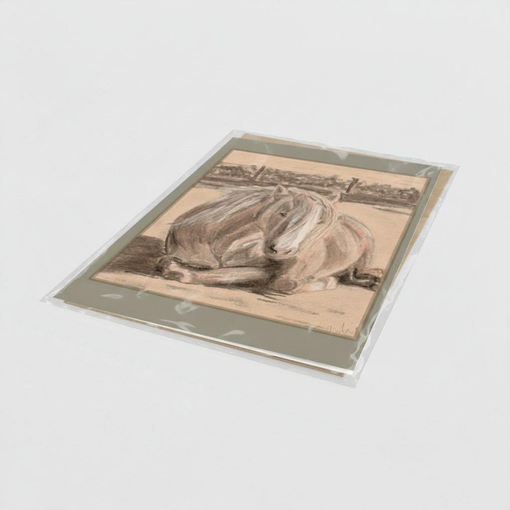 Goldie the Palomino Greetings Card
