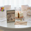Goldie the Palomino greetings card with birthday cards and cake