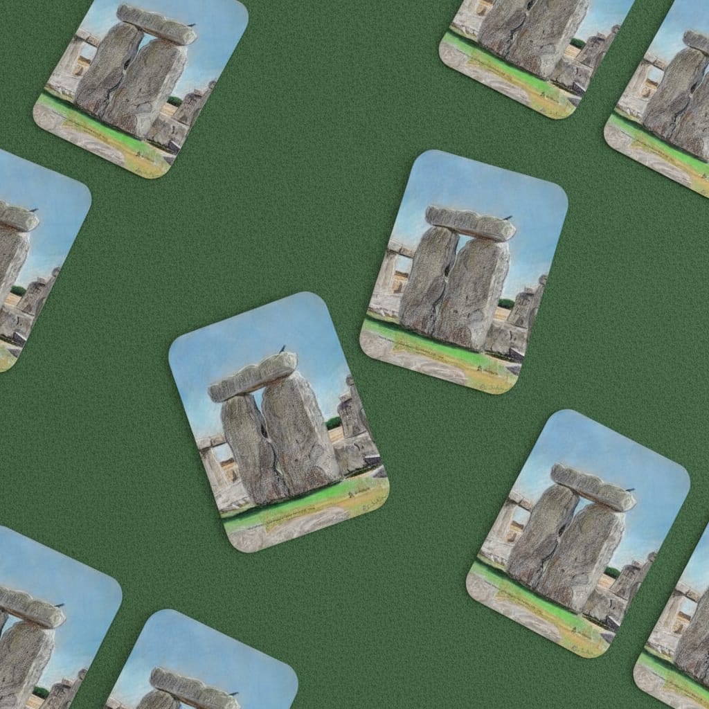 Sunny Summer at Stonehenge Playing Cards