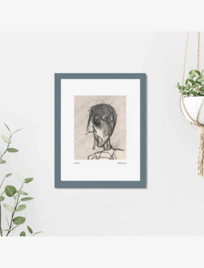 Grey Day framed fine art print by John Blake