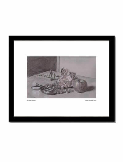 Not quite autumn framed art print