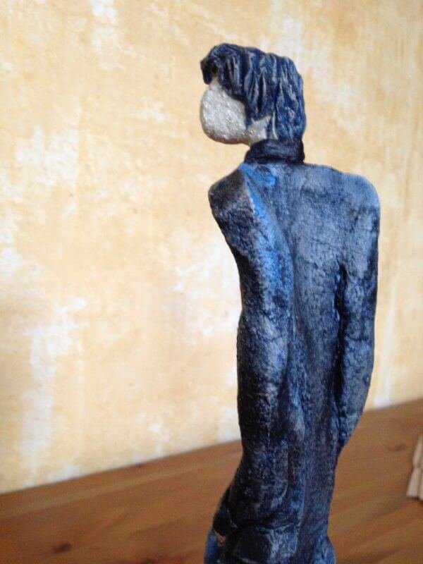 Ceramic Sculpture of a Teddy Boy