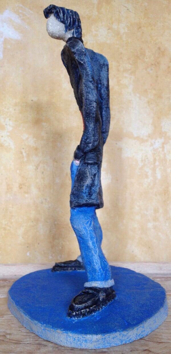 Ceramic Sculpture of a Teddy Boy