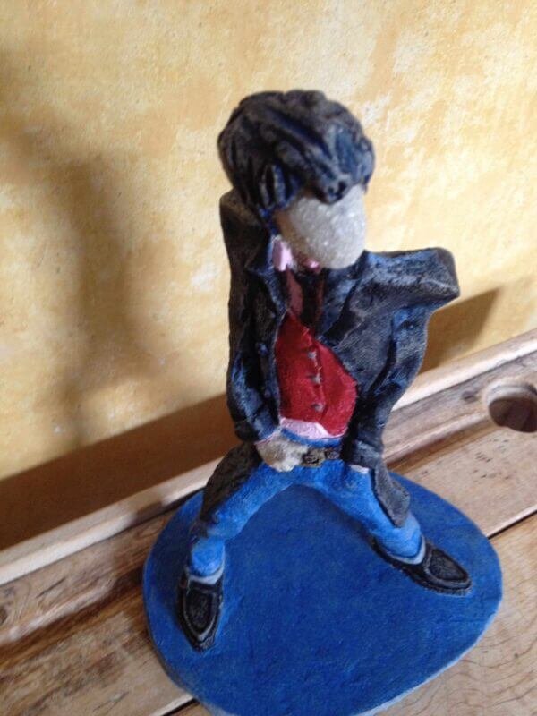 Ceramic Sculpture of a Teddy Boy