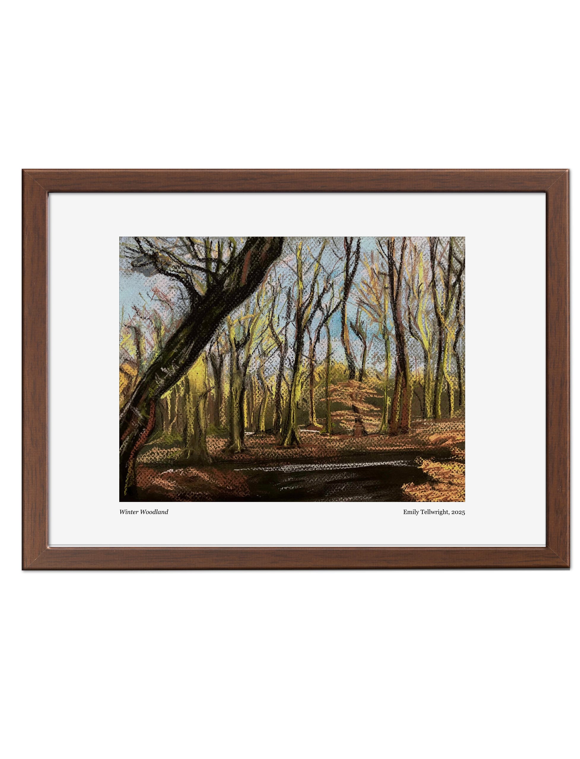 Winter Woodland Framed Art Print