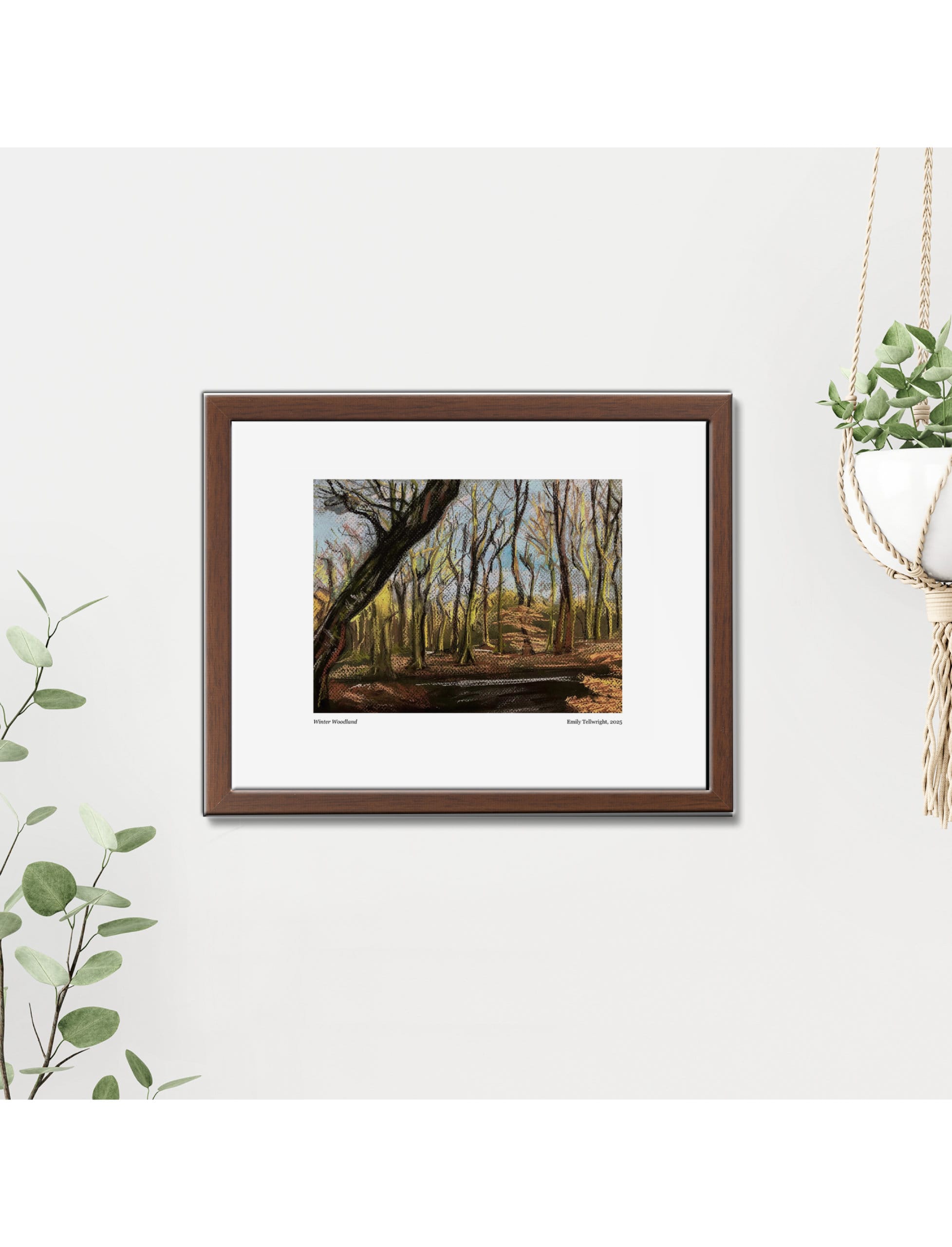 Winter Woodland Framed Art Print
