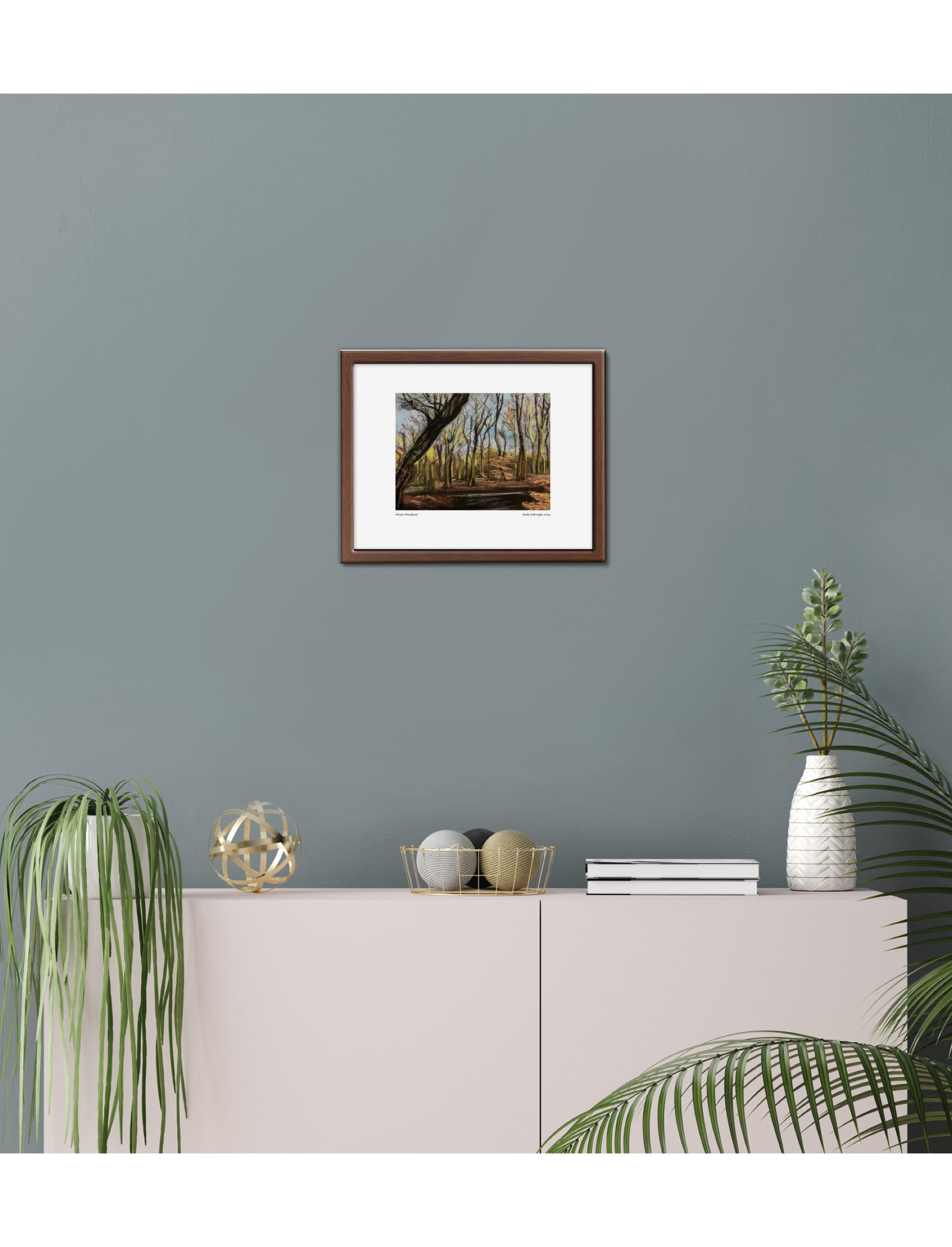 Winter Woodland Framed Art Print