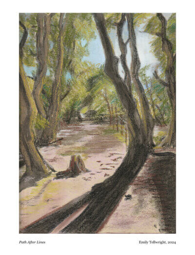 Path After Lines art print by Emily Tellwright