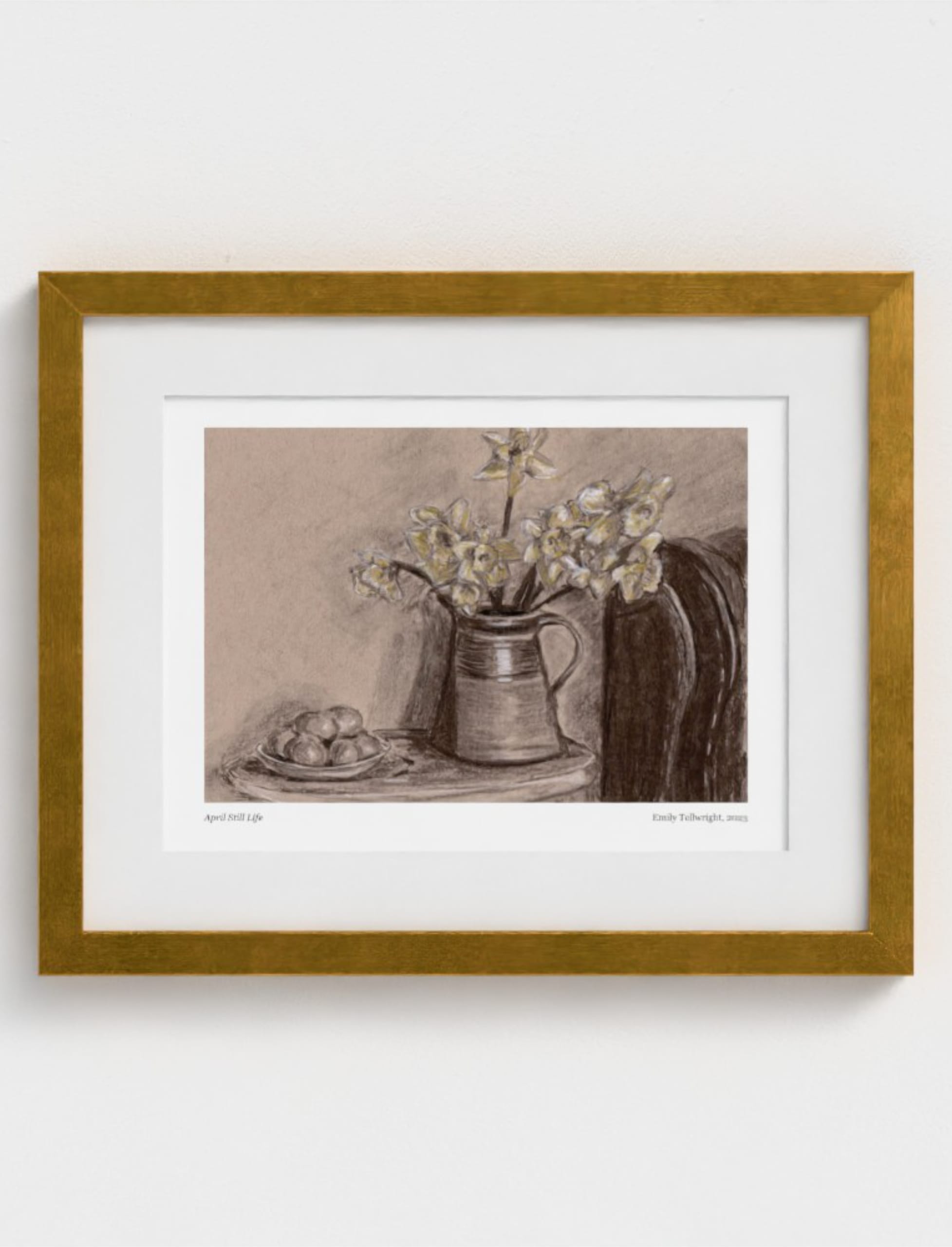 April Still Life Framed Art Print