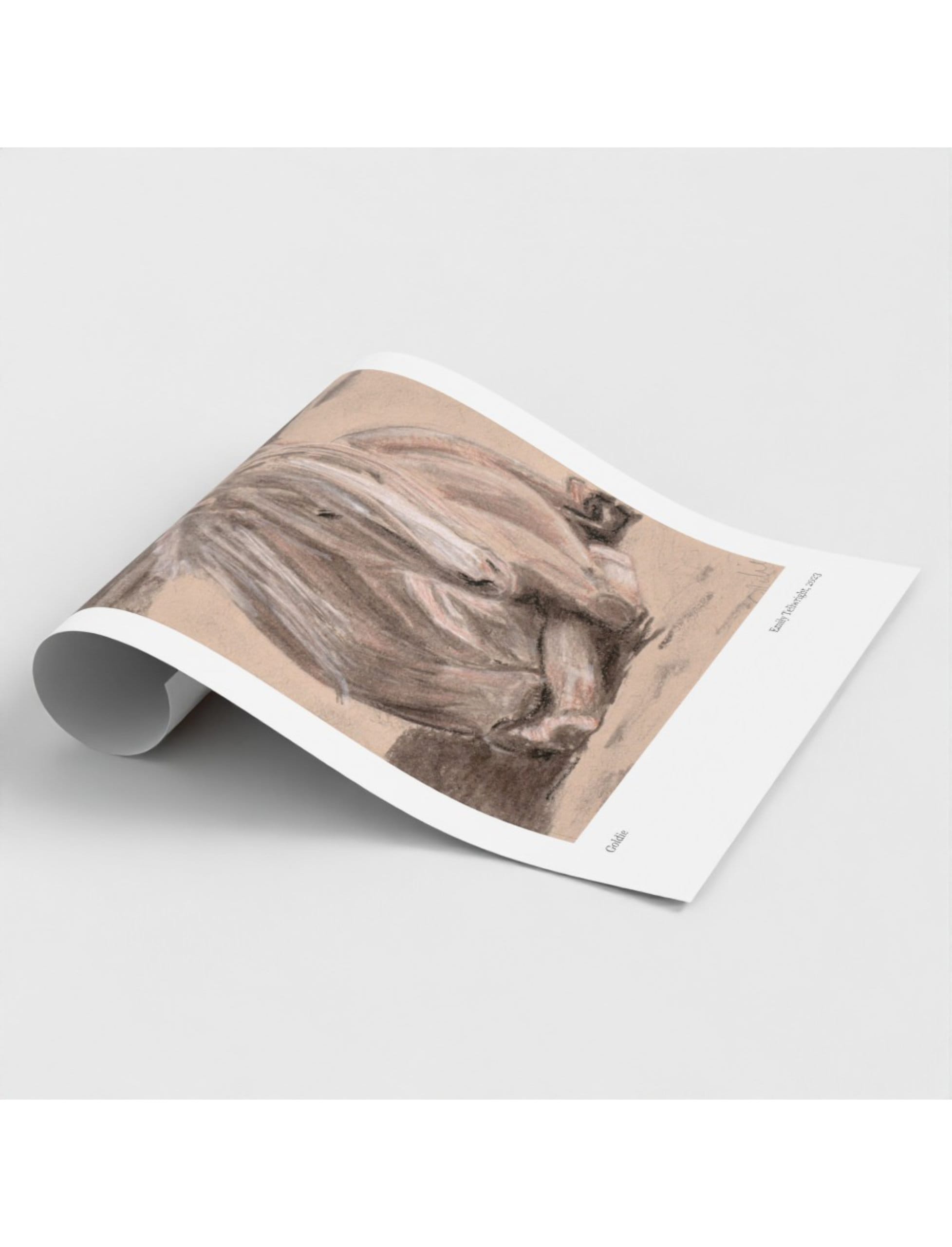 Goldie the Palomino Art Print