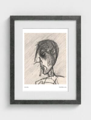 Grey Day Framed Art Print