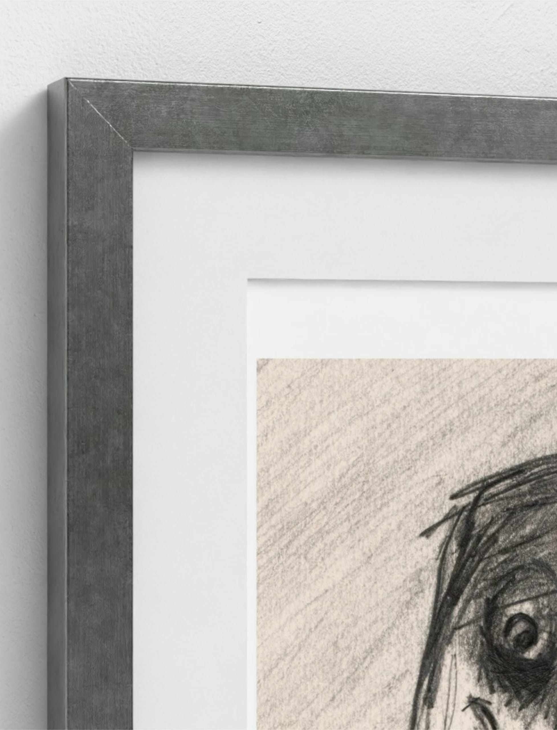 Grey Day Framed Art Print