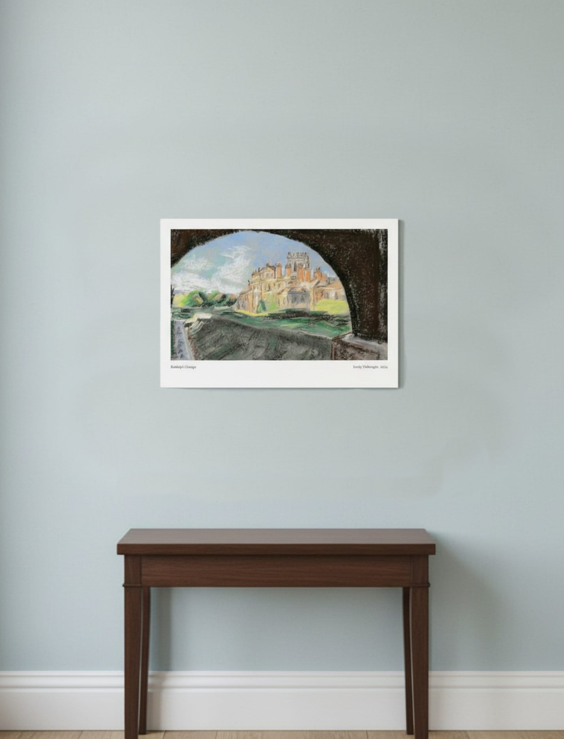 Biddulph Grange Garden Art Print National Trust Visit Souvenir