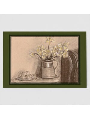 April Still Life Greetings Card