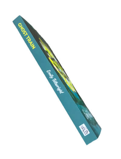 Ghost Train by Emily Tellwright paperback spine view