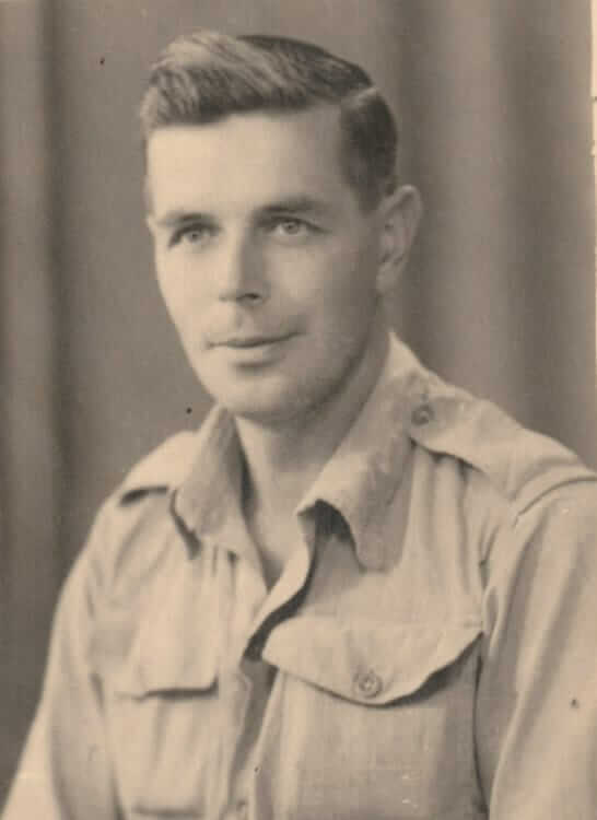 A photograph of Alfred Mountford, 'Desert Rat' in World War II