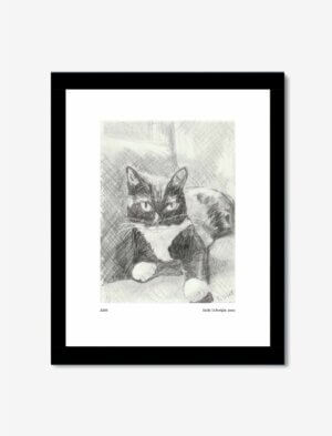Edith framed art print
