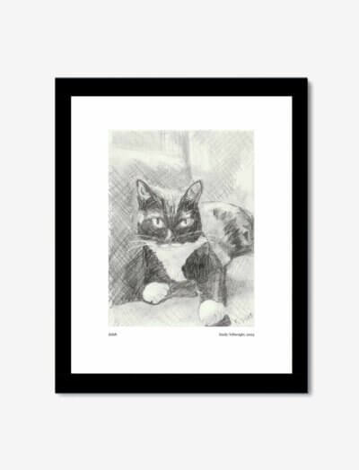 Edith framed art print