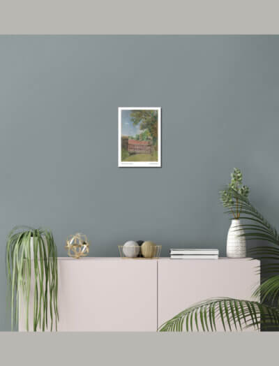View from St Mary's Kempley Art Print