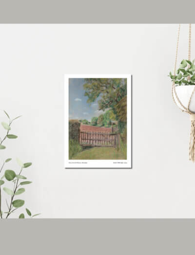 View from St Mary's Kempley Art Print