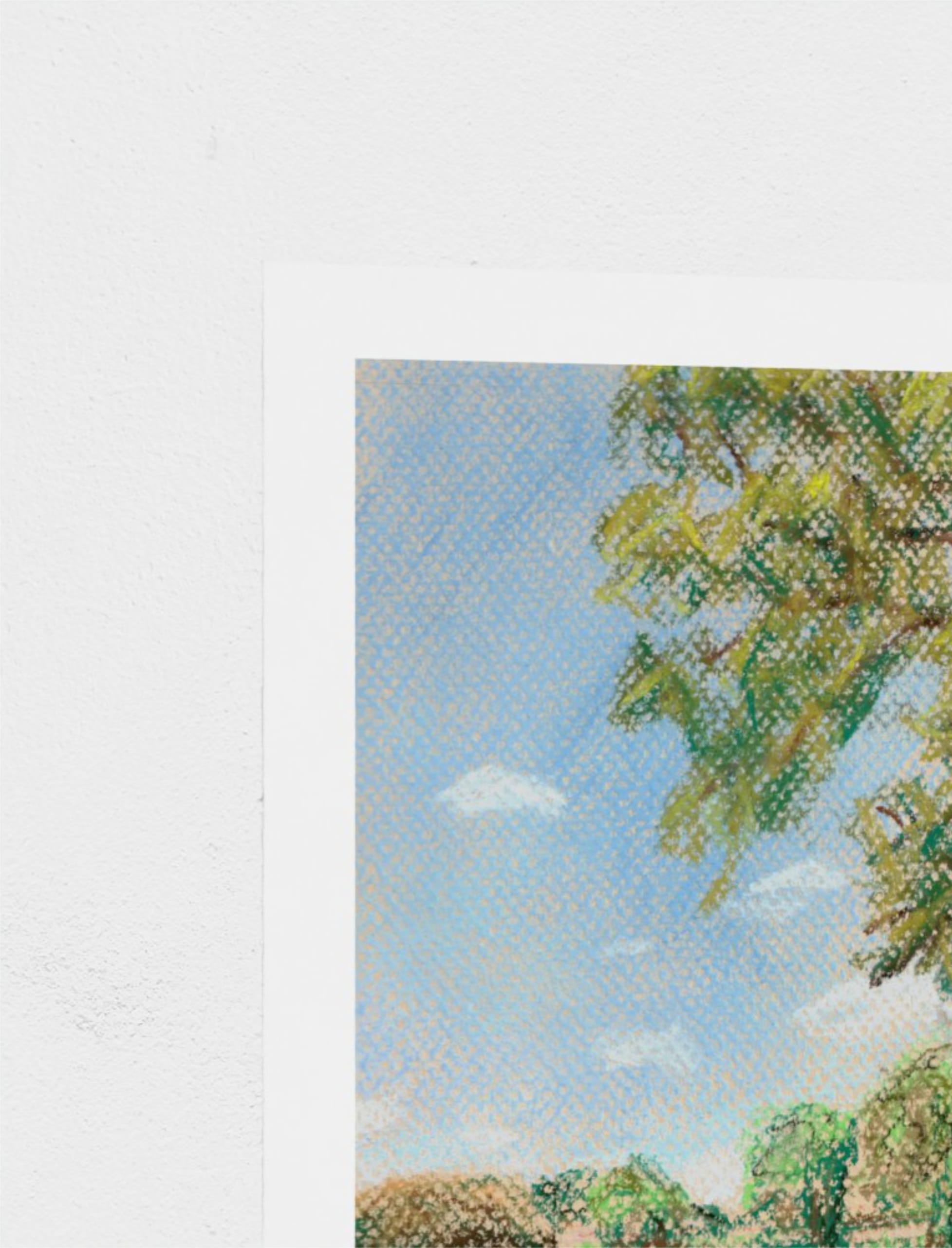 The view from St Mary's Kempley Art Print
