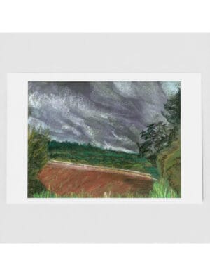 Summer Storm near witley court greetings card