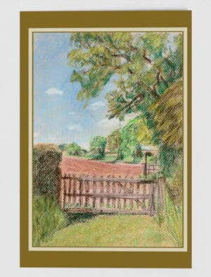 View from ST Mary's Kempley greetings card