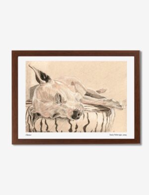Chance framed art print by emily tellwright