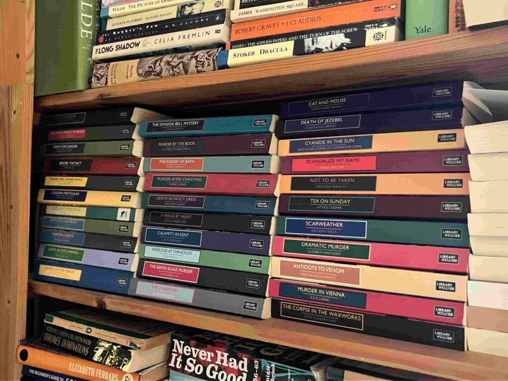 Some of my British Library Crime classics collection
