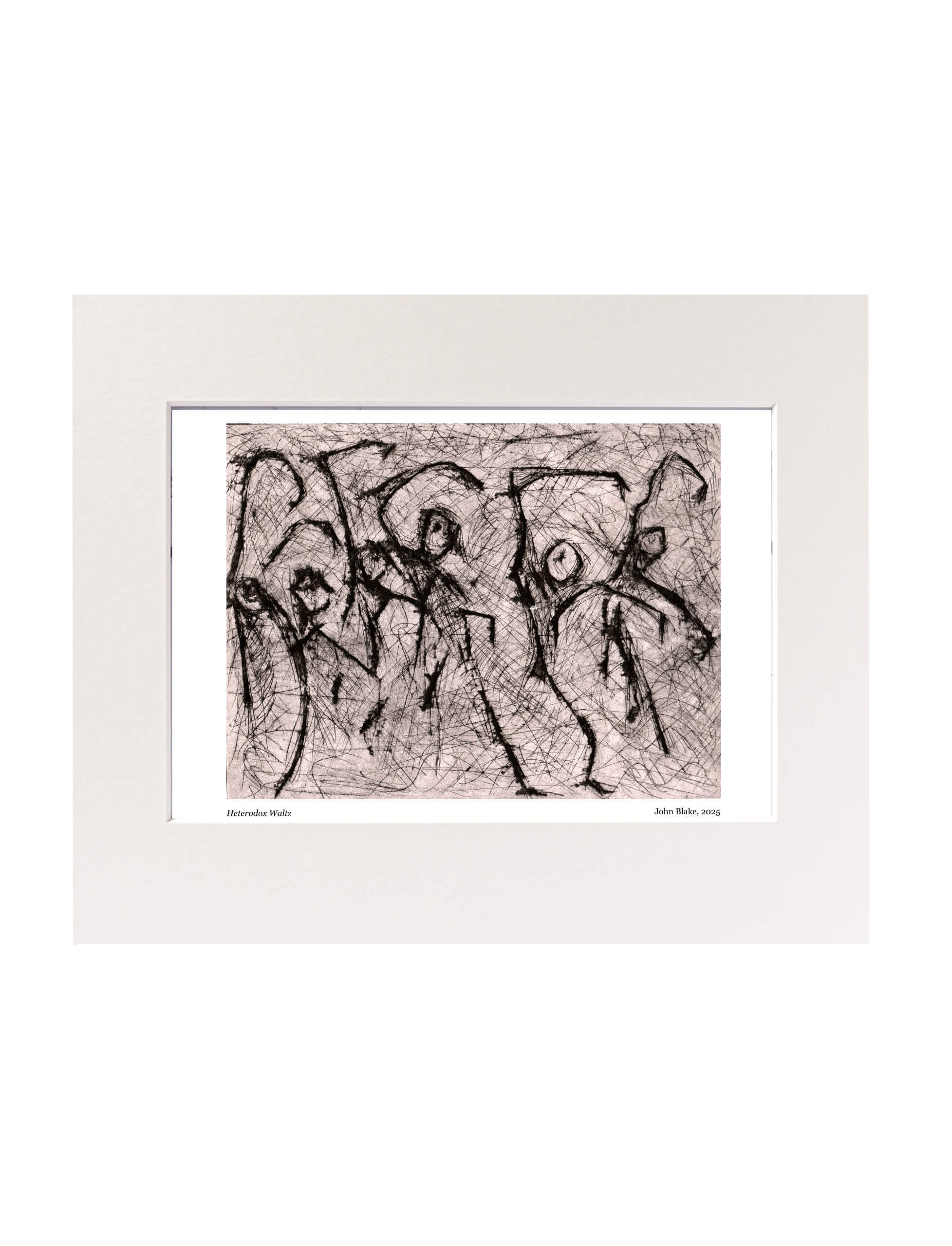 Heterodox Waltz art print mounted