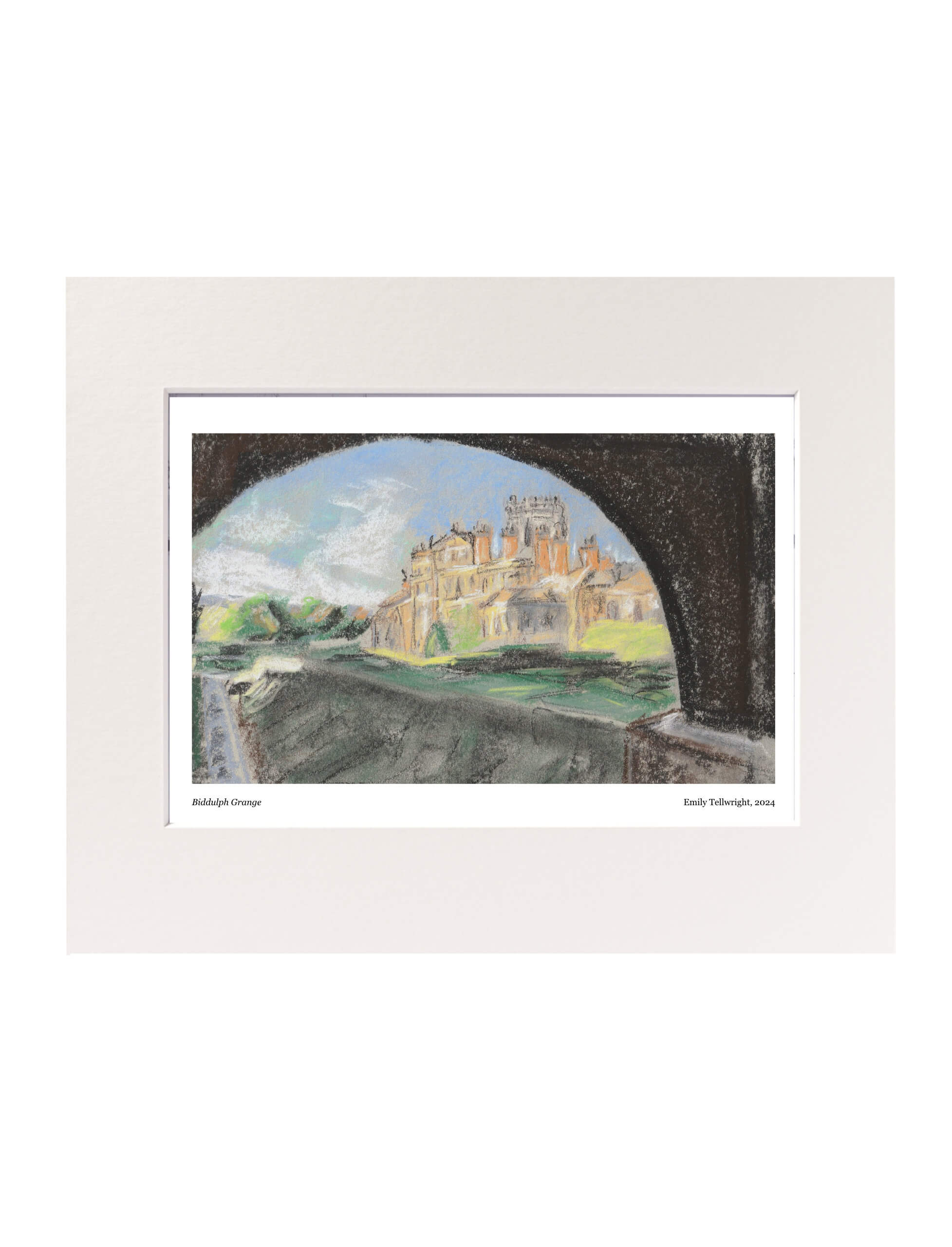 Biddulph Grange Art Print mounted