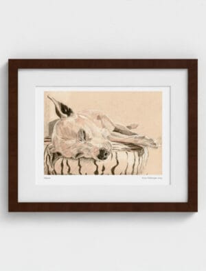 Chance the Staffordshire Bull Terrier Framed Art Print