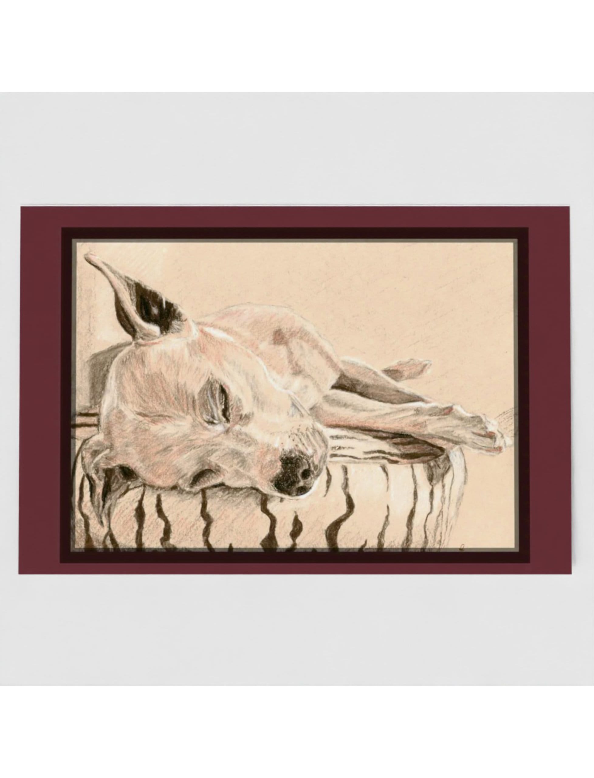 Chance greetings card