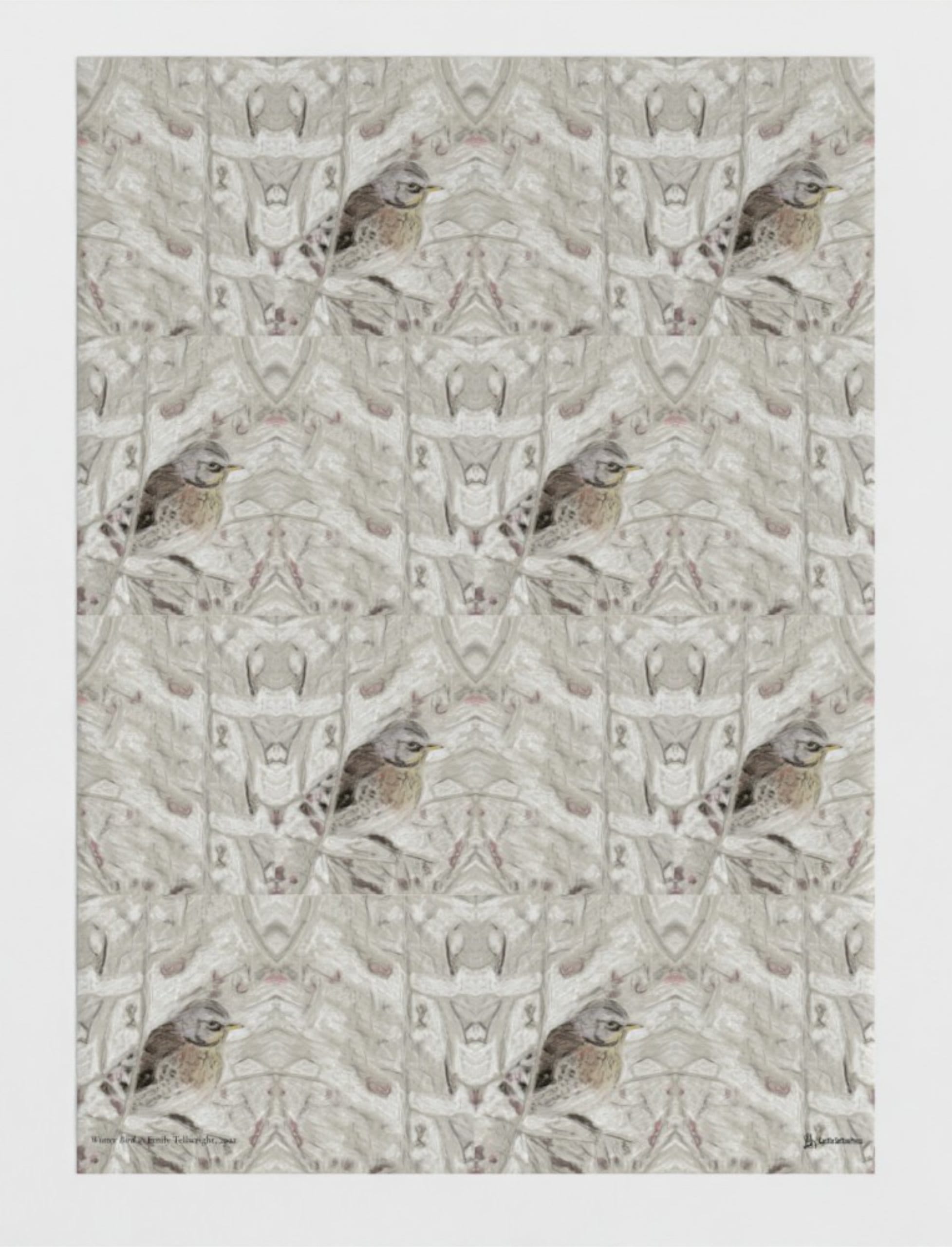 Winter Bird Wrapping Paper
