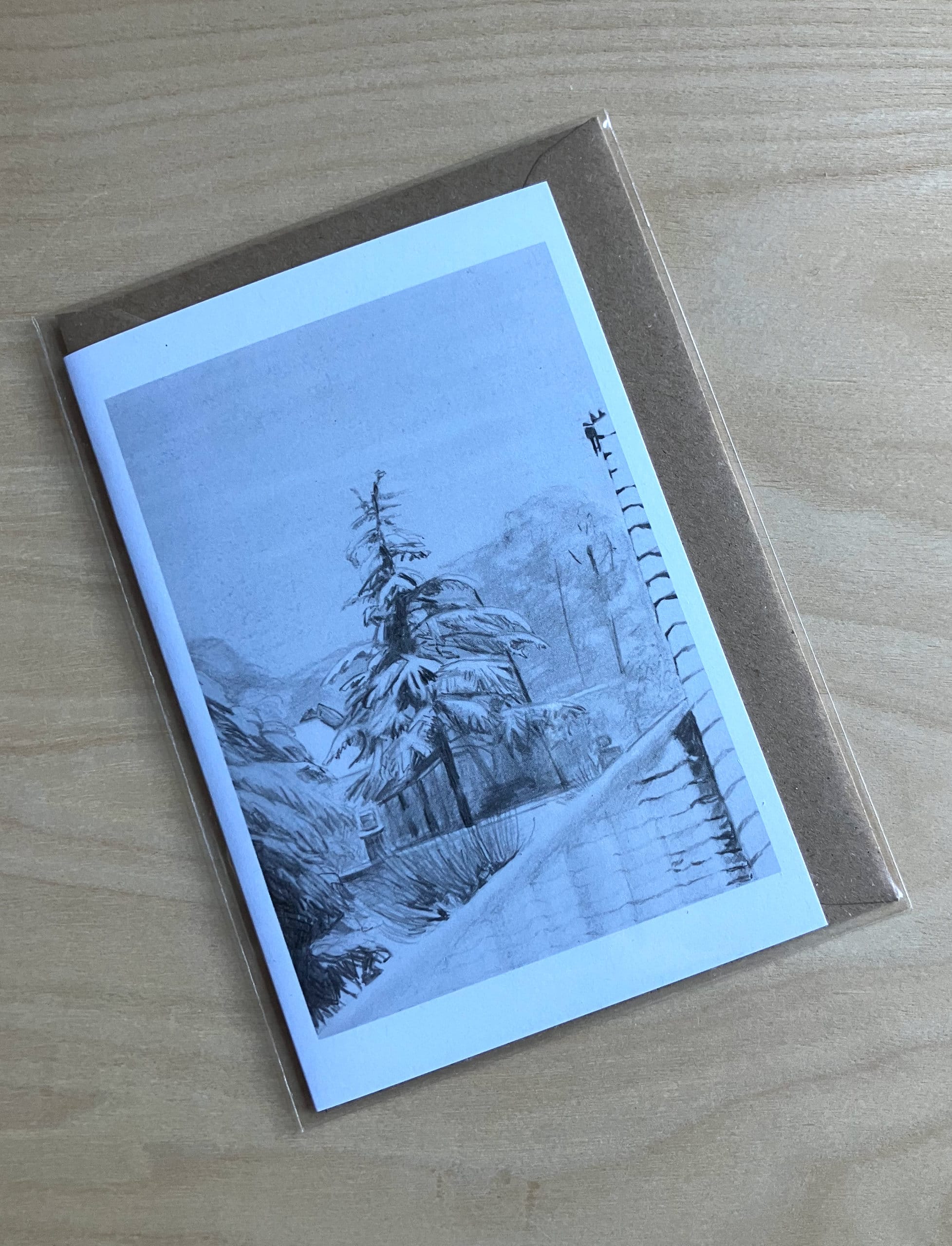 Fir tree christmas card
