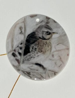Winter Bird Christmas tree ornament