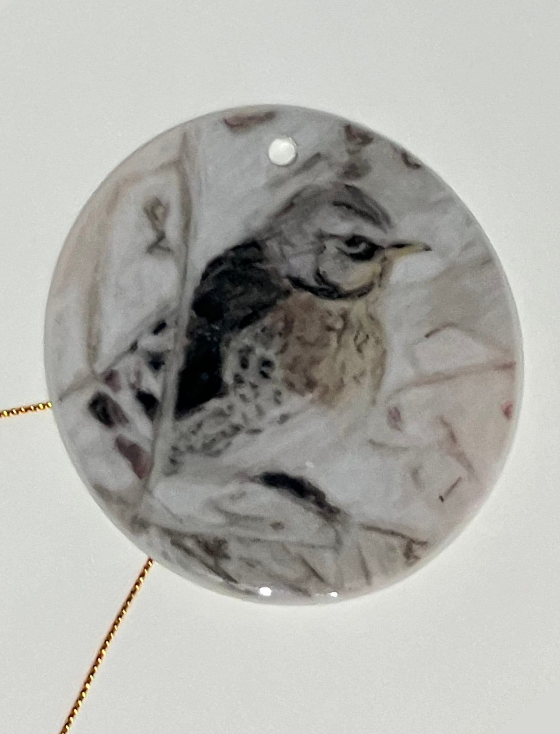 Winter Bird Christmas tree ornament