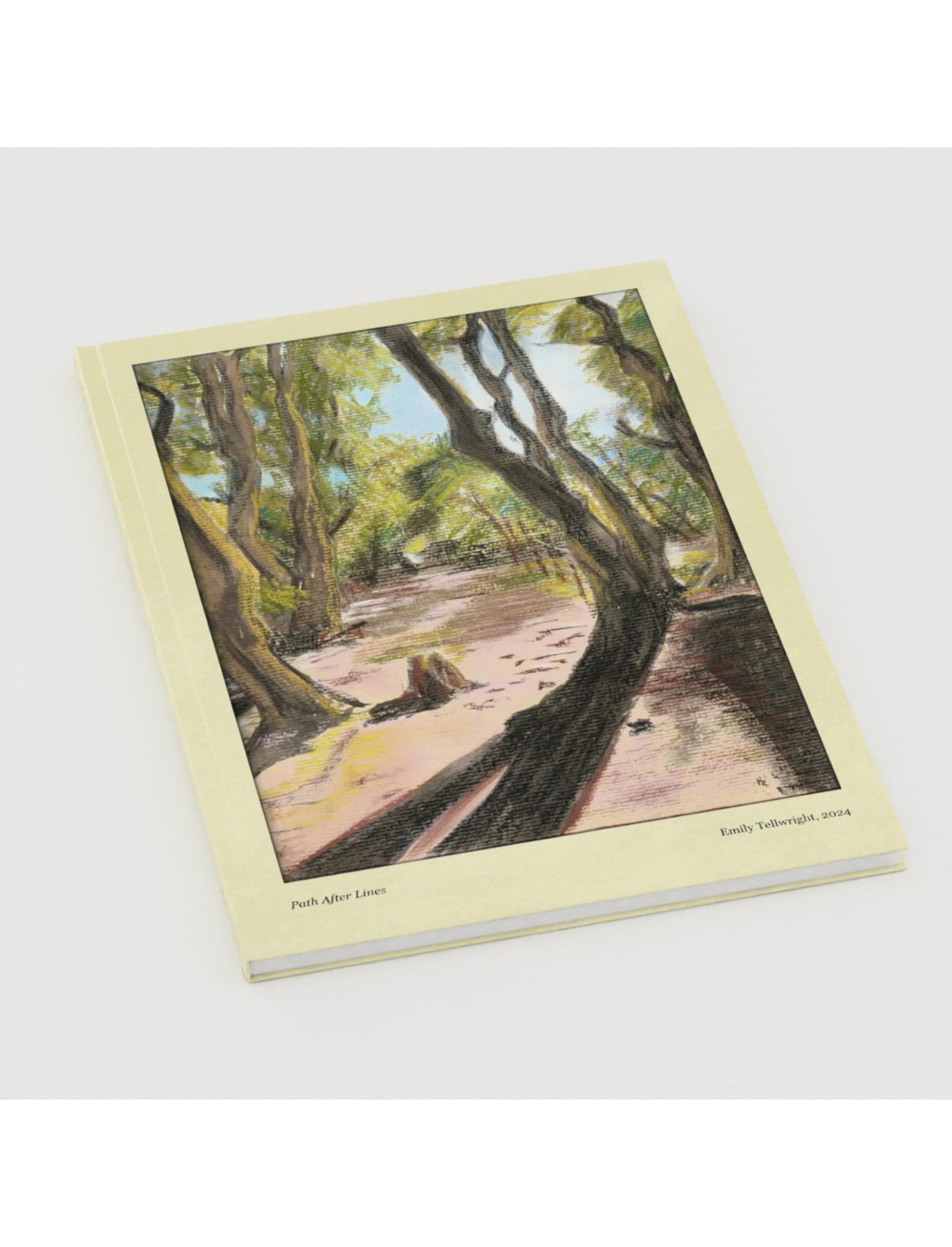 Path After Lines hardback notebook