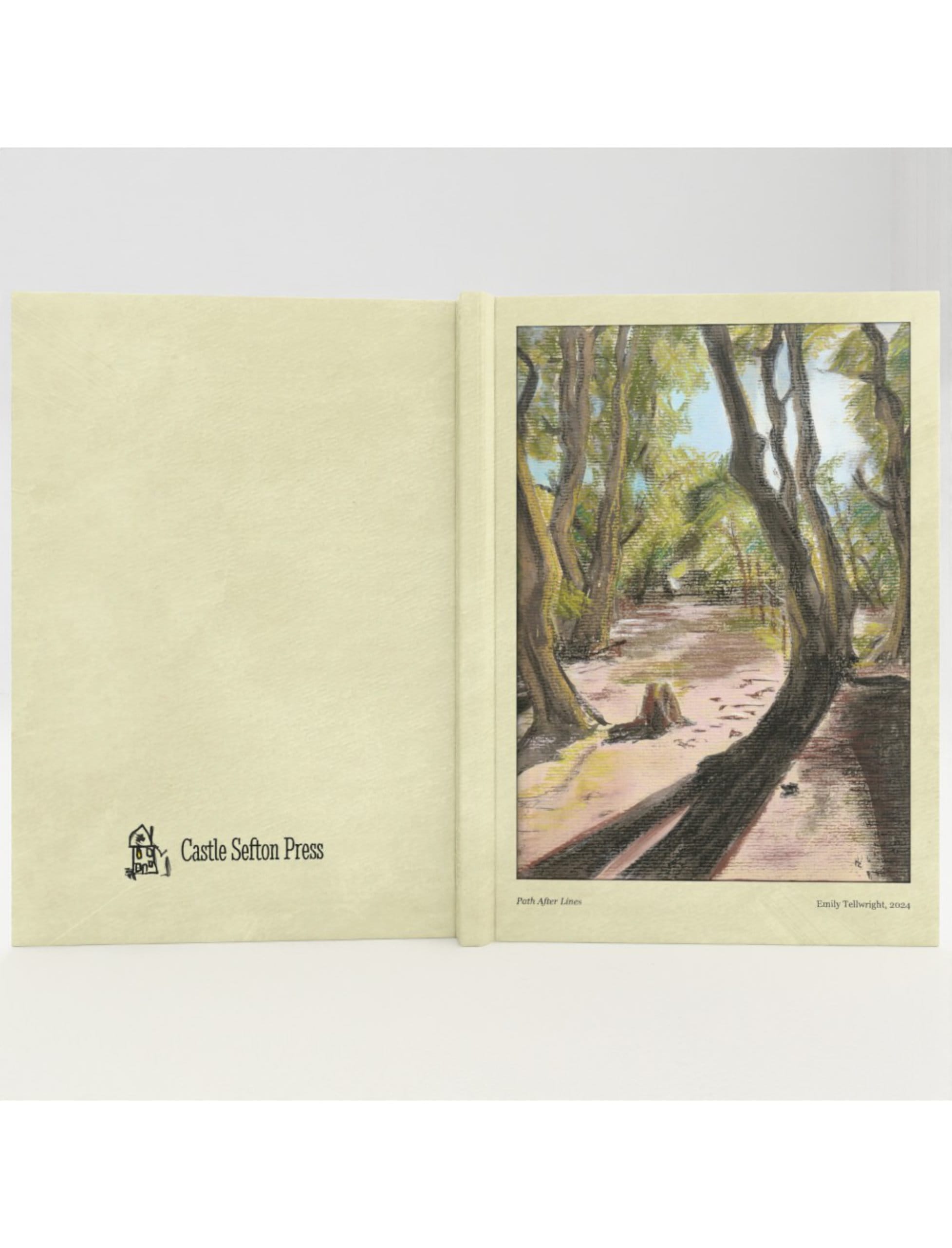 Path After Lines hardback notebook
