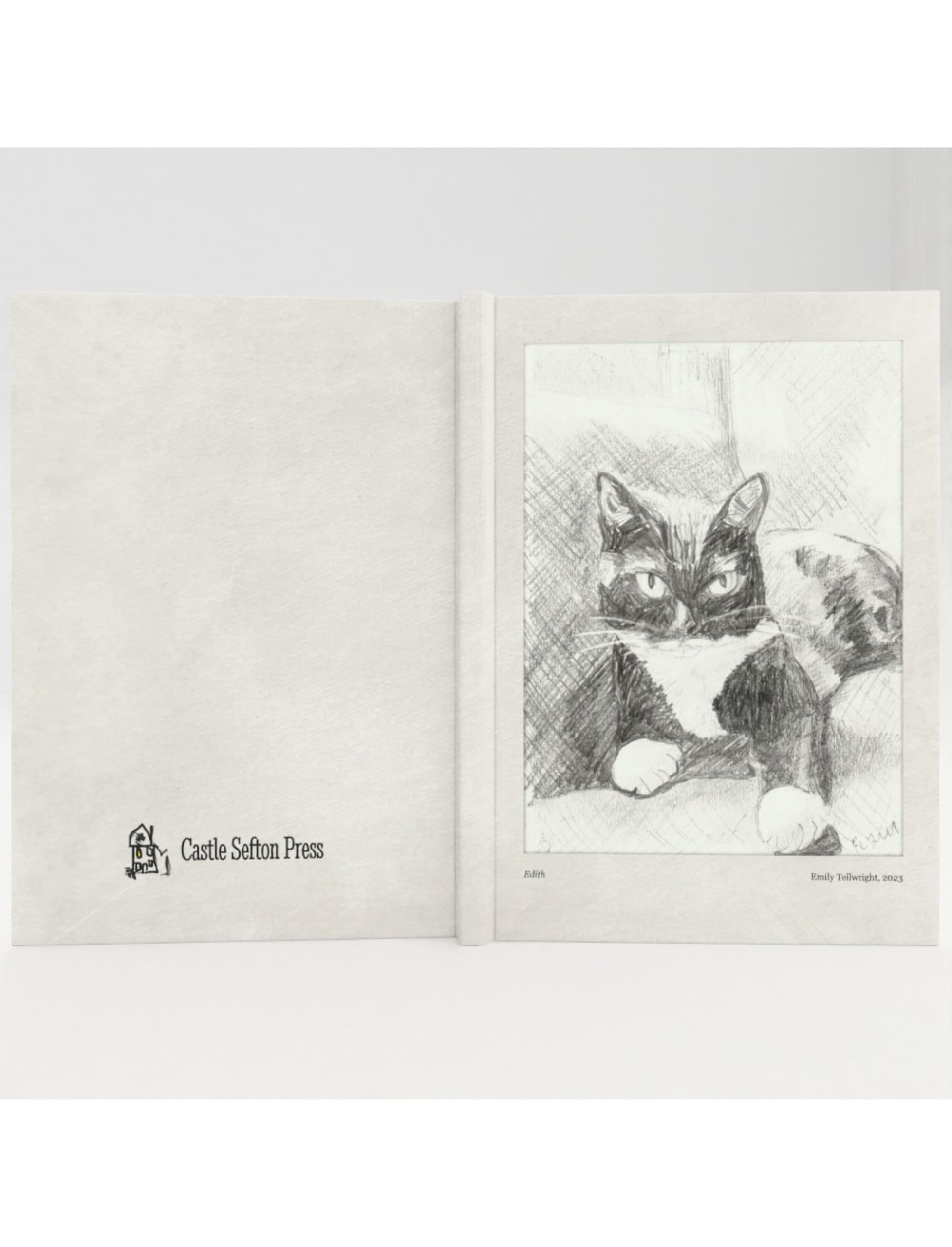 Edith the Cat Hardback notebooks