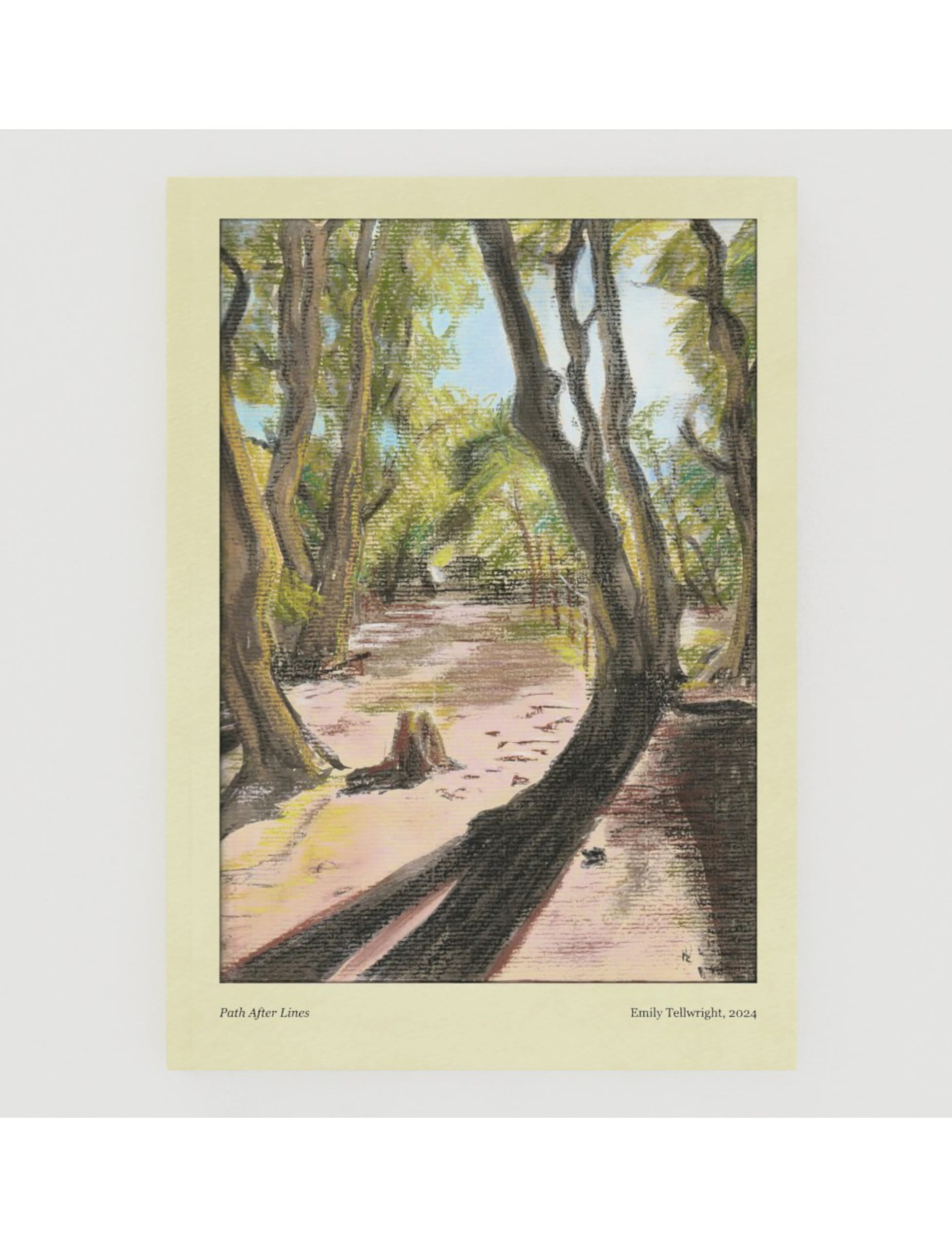 Path After Lines hardback notebook