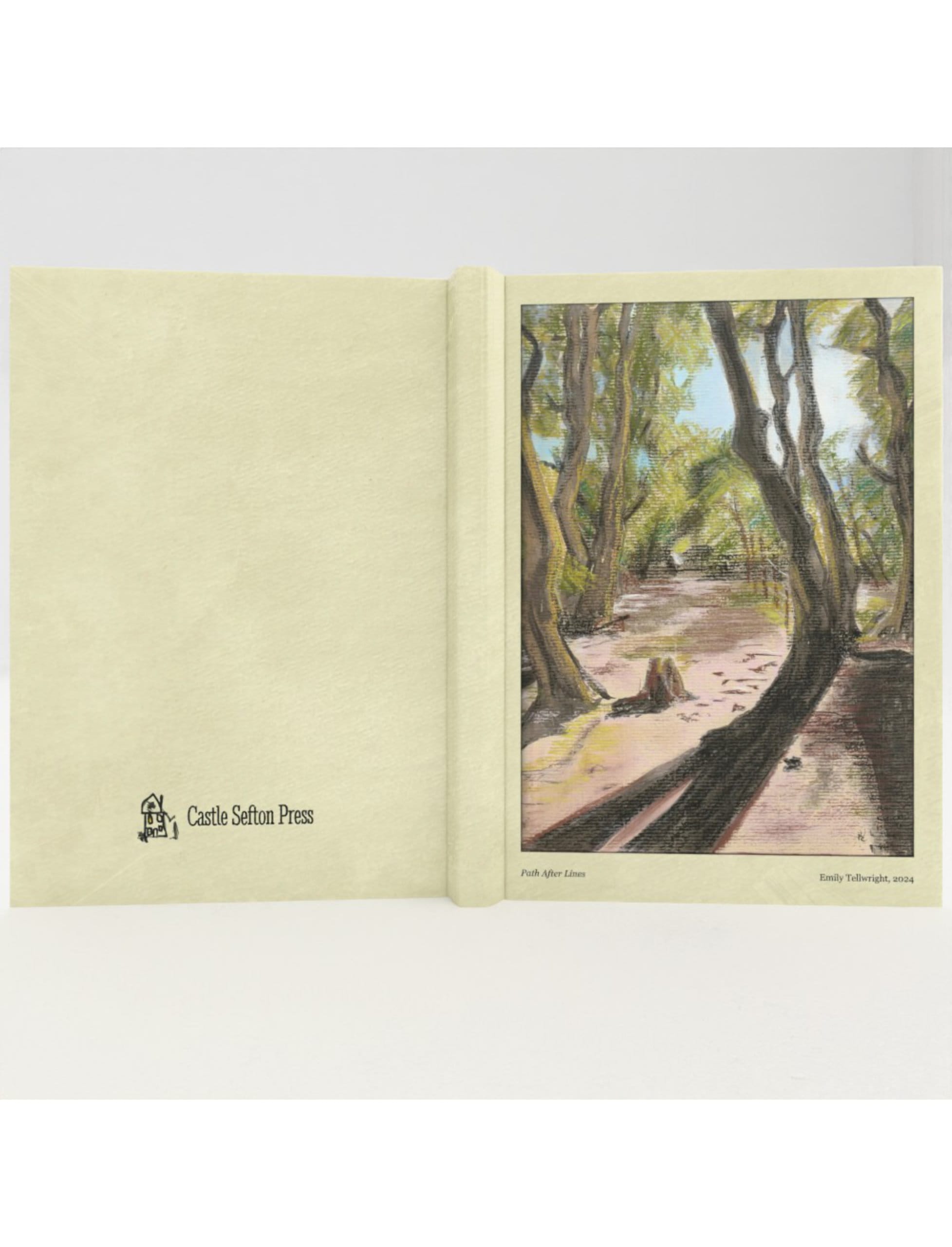 Path After Lines hardback notebook