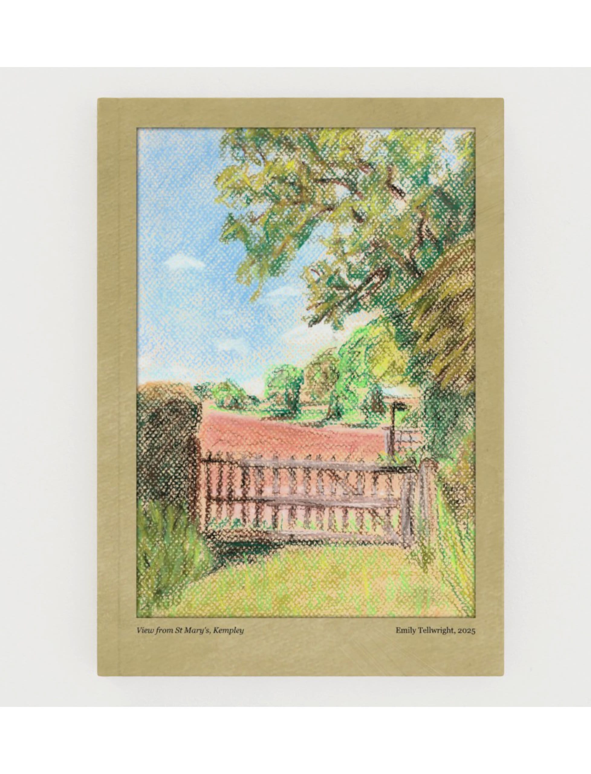 The View from St Mary's Kempley Hardback Notebooks