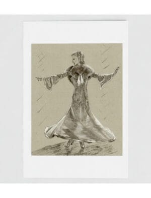 Ginger no 4: let's face the music and dance greetings card