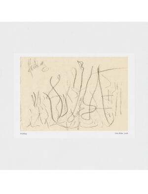 Fruhling art print showing a pencil drawing by john blake