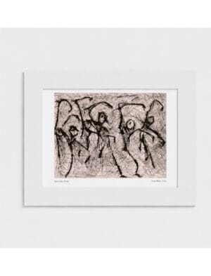 Heterodox Waltz mounted art print